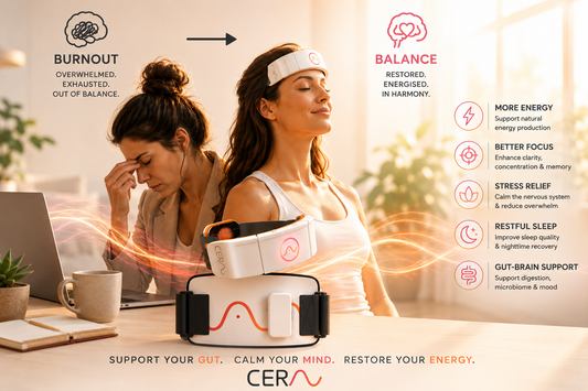 From Burnout to Regulation, A women using the CERA System