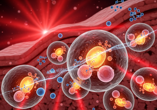 Human cells and energy production pathways 