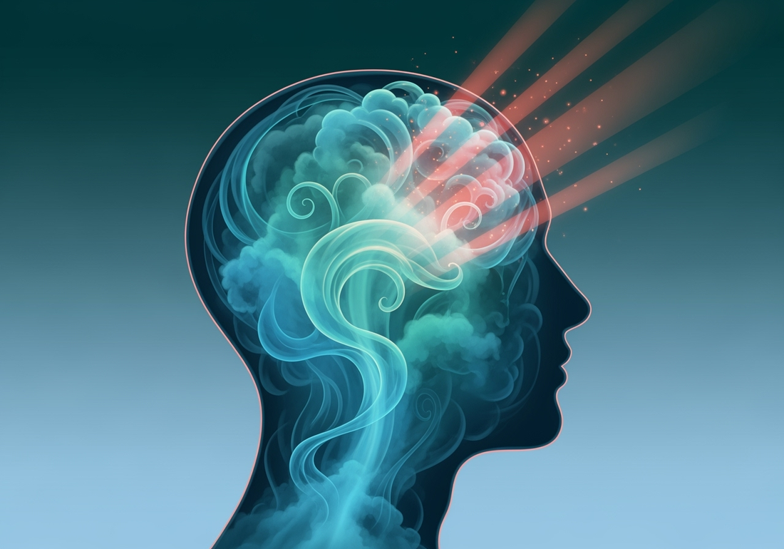 An image of brain fog 