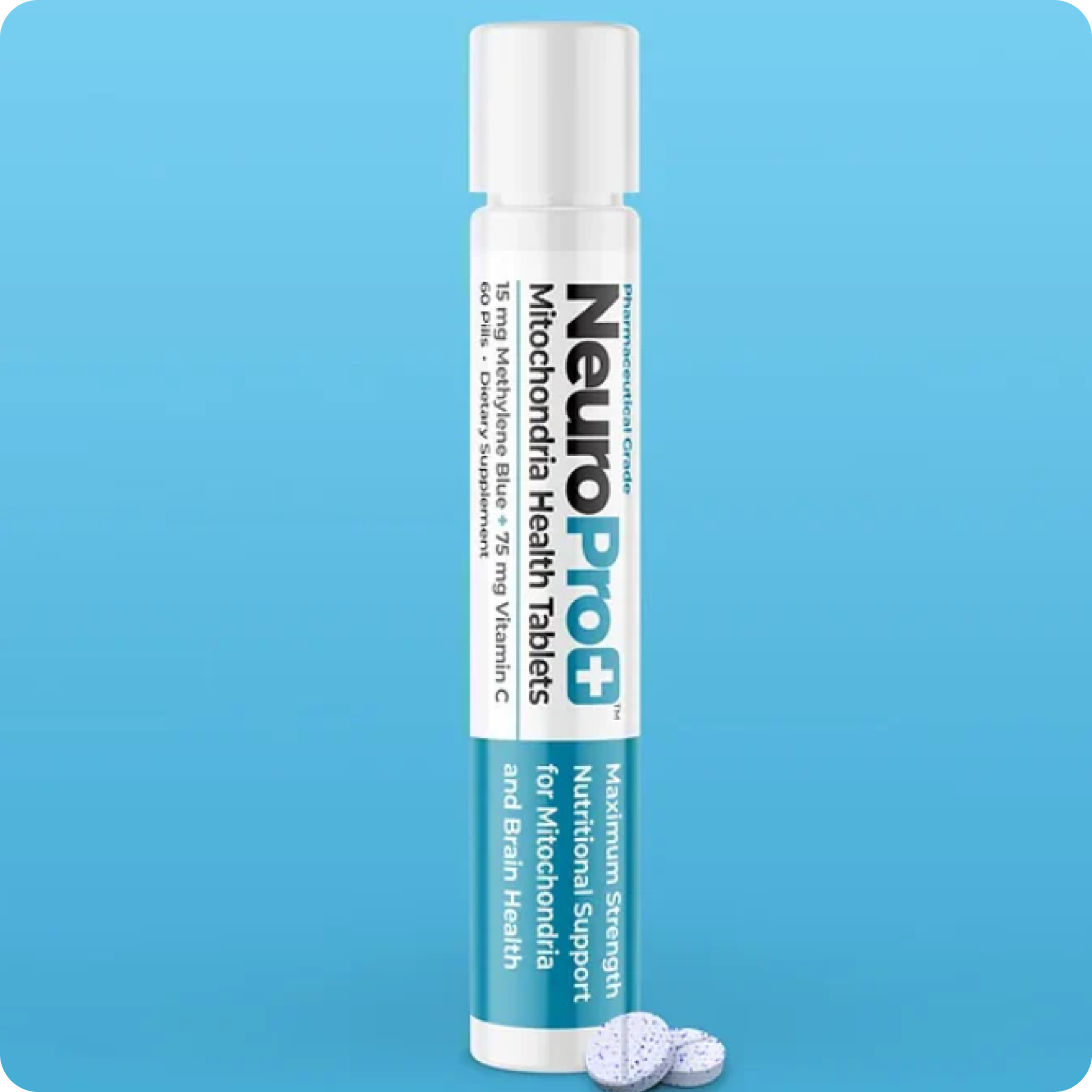 CeraThrive partner Best 365 Labs NeuroPro+ supplement for mitochondrial health, promoting enhanced mental clarity, laser focus, and elevated performance with Methylene Blue and Vitamin C.